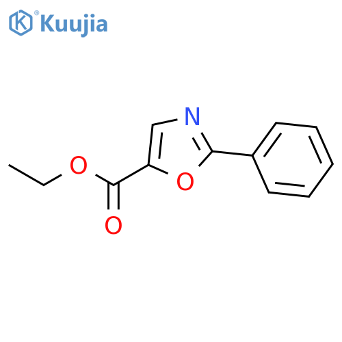 Ethyl 2-phenyloxazole-5-carboxylate structure
