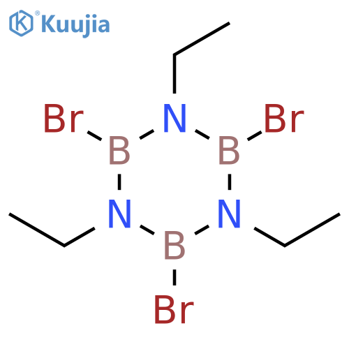 Borazine, 2,4,6-tribromo-1,3,5-triethyl- structure