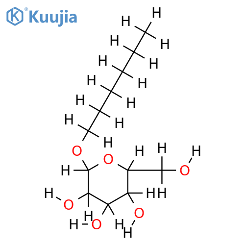 hexan-1-ol beta-D-glucopyranoside structure