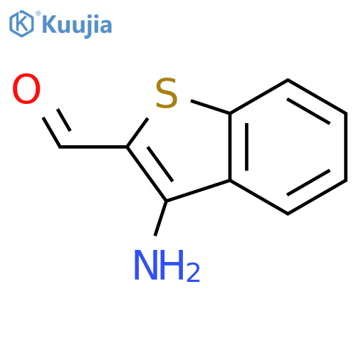 3-Aminobenzo[b]thiophene-2-carbaldehyde structure