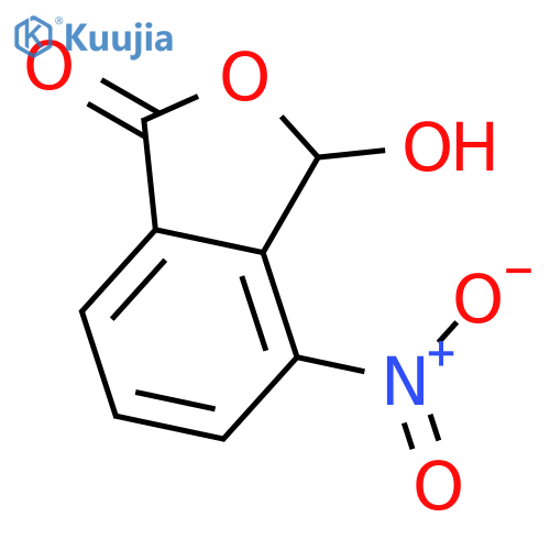 1(3H)-Isobenzofuranone, 3-hydroxy-4-nitro- structure