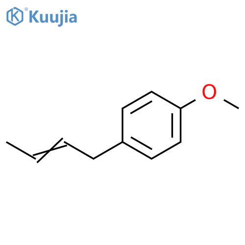 Benzene, 1-(2-butenyl)-4-methoxy- structure