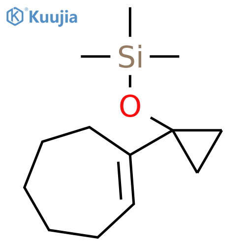 Silane, [[1-(1-cyclohepten-1-yl)cyclopropyl]oxy]trimethyl- structure