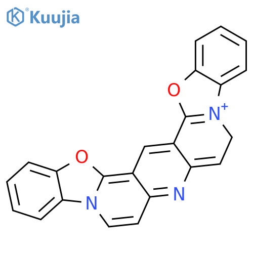 6H-BENZOXAZOLO[2,3-F]BENZOXAZOLO[3',2':1,2]PYRIDO[4,3-B][1,6]NAPHTHYRIDIN-5-IUM structure