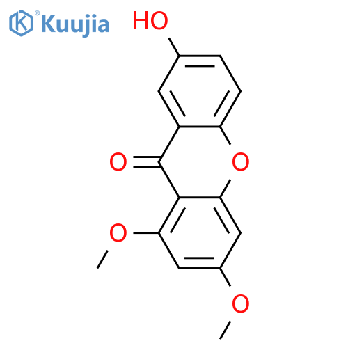 1,3,7-Trihydroxyxanthone; 1,3-Di-Me ether structure
