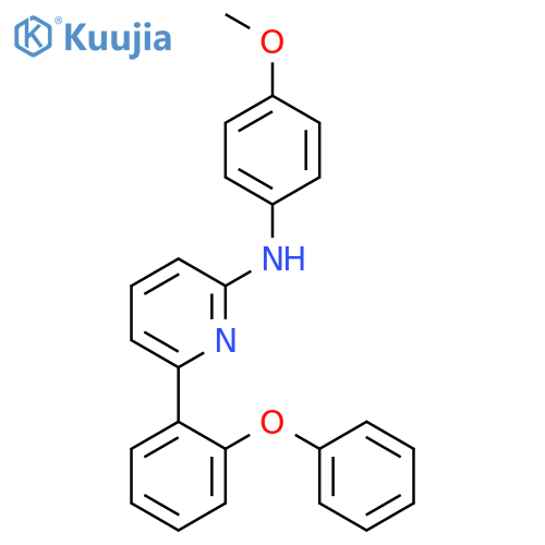 2-Pyridinamine, N-(4-methoxyphenyl)-6-(2-phenoxyphenyl)- structure