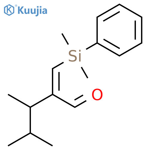 PENTANAL, 2-[(DIMETHYLPHENYLSILYL)METHYLENE]-3,4-DIMETHYL-, (2Z)- structure