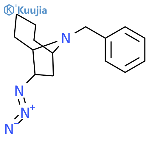 9-AZABICYCLO[4.2.1]NONANE, 7-AZIDO-9-(PHENYLMETHYL)- structure