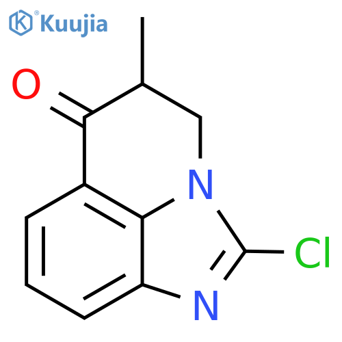 6H-Imidazo[4,5,1-ij]quinolin-6-one, 2-chloro-4,5-dihydro-5-methyl- structure