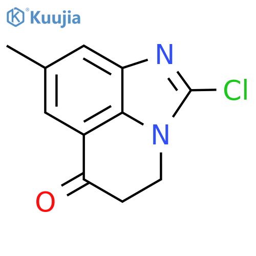 6H-Imidazo[4,5,1-ij]quinolin-6-one, 2-chloro-4,5-dihydro-8-methyl- structure