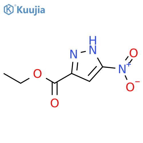 ethyl 3-nitro-1H-pyrazole-5-carboxylate structure