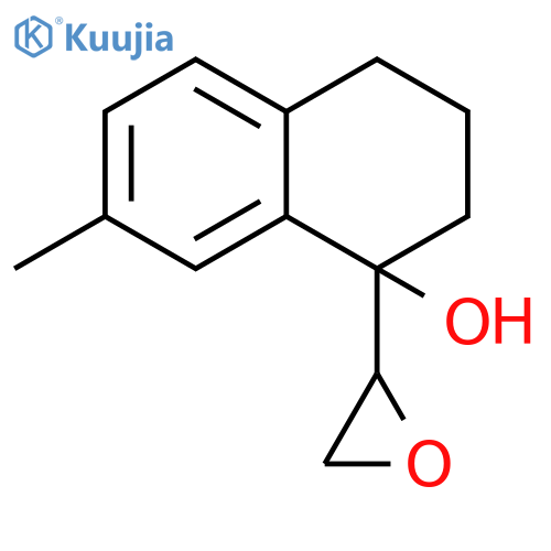 1-Naphthalenol, 1,2,3,4-tetrahydro-7-methyl-1-oxiranyl- structure