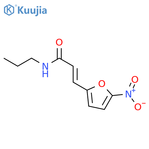 2-PROPENAMIDE, 3-(5-NITRO-2-FURANYL)-N-PROPYL-, (2E)- structure