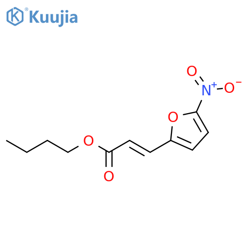 2-Propenoic acid, 3-(5-nitro-2-furanyl)-, butyl ester, (2E)- structure