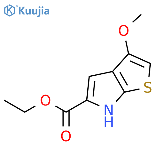 6H-Thieno[2,3-b]pyrrole-5-carboxylic acid, 3-methoxy-, ethyl ester structure