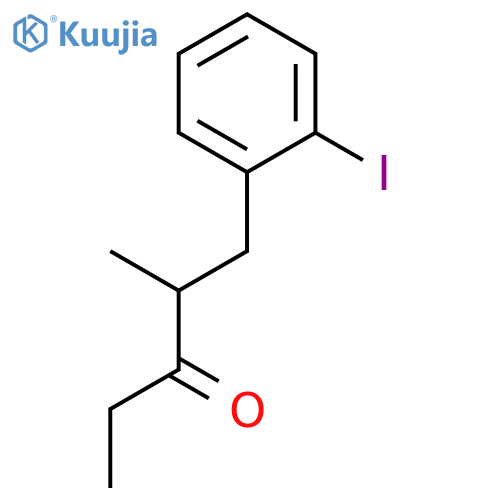 3-Pentanone, 1-(2-iodophenyl)-2-methyl- structure