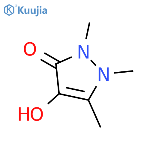 4-Hydroxy-1,2,5-trimethyl-1,2-dihydro-3H-pyrazol-3-one structure