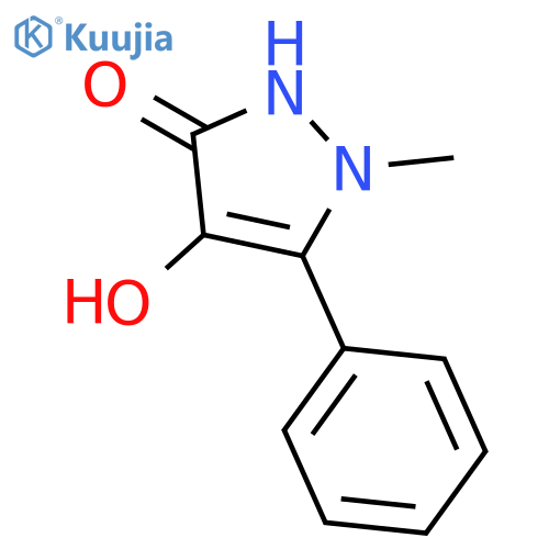 3H-Pyrazol-3-one, 1,2-dihydro-4-hydroxy-1-methyl-5-phenyl- structure