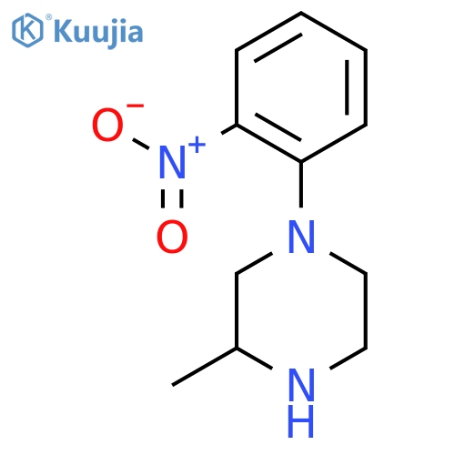 3-Methyl-1-(2-nitrophenyl)piperazine structure