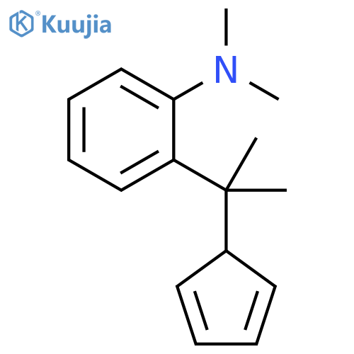 Benzenamine,2-[1-(1,4-cyclopentadien-1-yl)-1-methylethyl]-N,N-dimethyl- structure