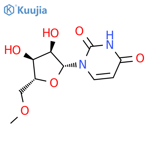 URIDINE, 5'-O-METHYL- structure