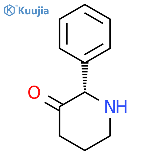3-Piperidinone, 2-phenyl-, (2S)- structure