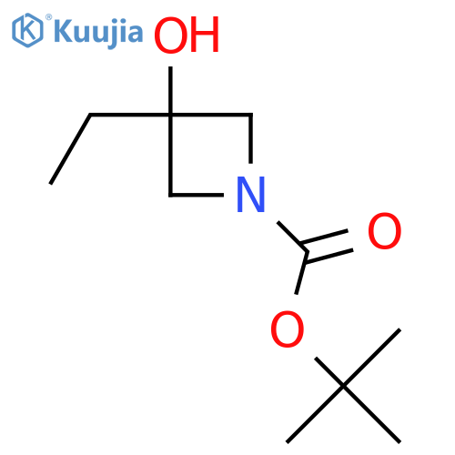 tert-butyl 3-ethyl-3-hydroxy-azetidine-1-carboxylate structure