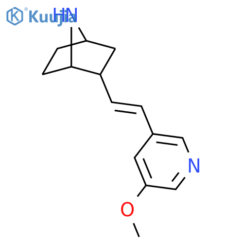 7-AZABICYCLO[2.2.1]HEPTANE, 2-[2-(5-METHOXY-3-PYRIDINYL)ETHENYL]- structure