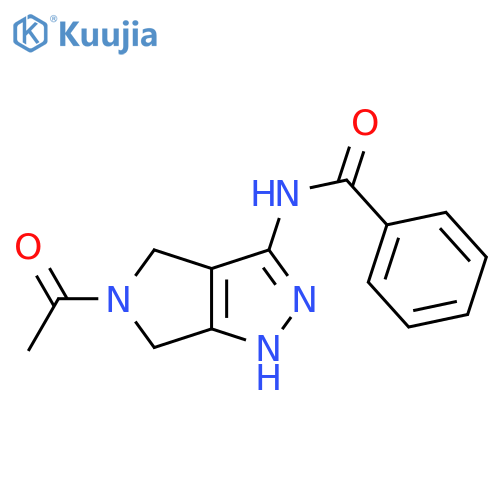 Benzamide, N-(5-acetyl-1,4,5,6-tetrahydropyrrolo[3,4-c]pyrazol-3-yl)- structure