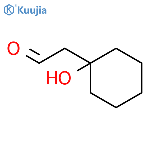 Cyclohexaneacetaldehyde, 1-hydroxy- structure