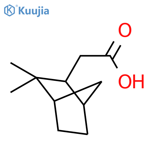 Bicyclo[2.2.1]heptane-2-aceticacid, 3,3-dimethyl- structure