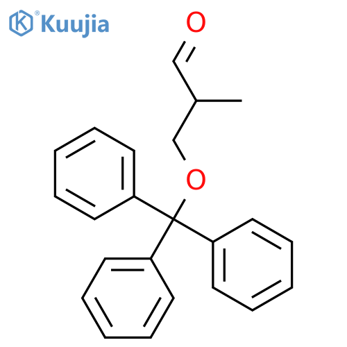 Propanal, 2-methyl-3-(triphenylmethoxy)- structure