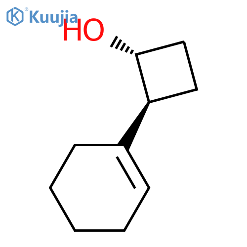 Cyclobutanol, 2-(1-cyclohexen-1-yl)-, (1R,2S)-rel-(-)- structure