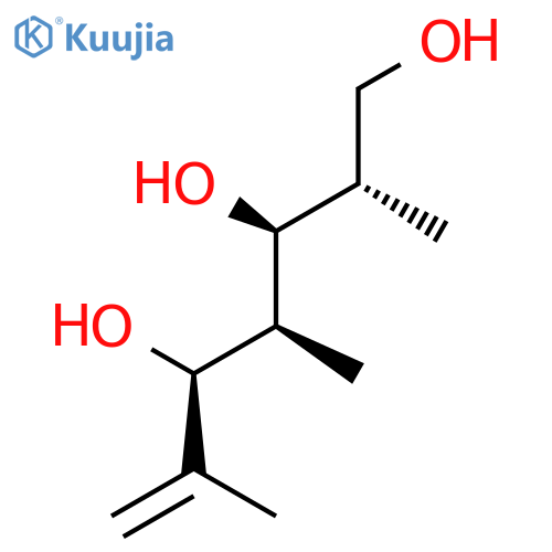 6-Heptene-1,3,5-triol, 2,4,6-trimethyl-, (2S,3S,4R,5S)- structure