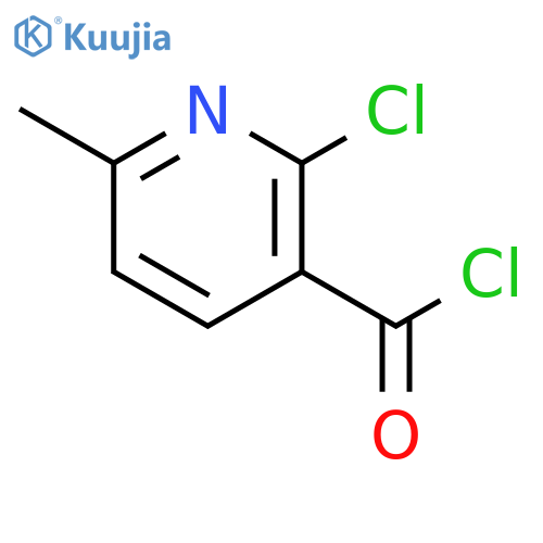 2-Chloro-6-methylnicotinoyl chloride structure