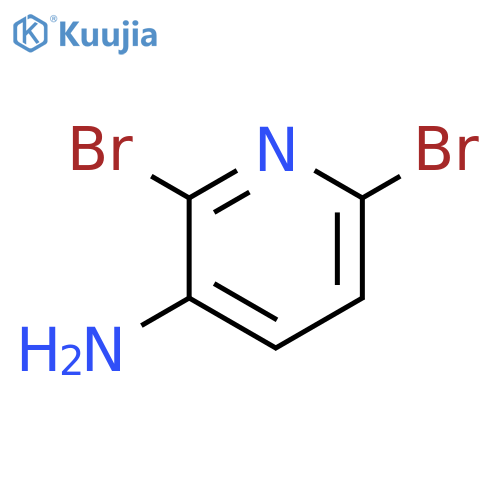 2,6-dibromopyridin-3-amine structure