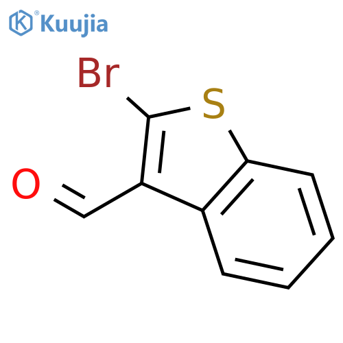 2-Bromobenzo[b]thiophene-3-carbaldehyde structure