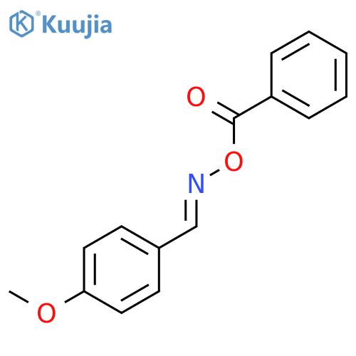 Benzaldehyde, 4-methoxy-, O-benzoyloxime structure