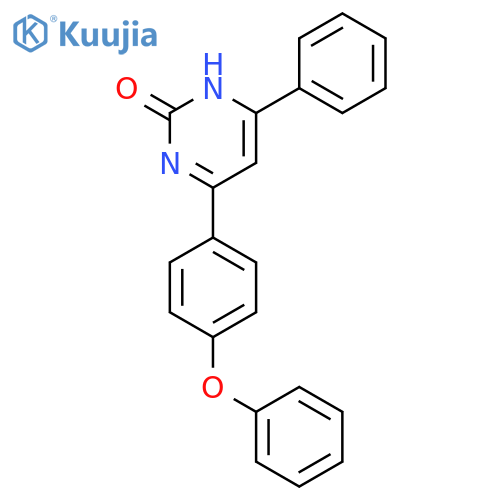 2(1H)-PYRIMIDINONE, 4-(4-PHENOXYPHENYL)-6-PHENYL- structure