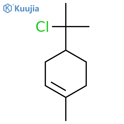 4-(1-chloro-1-methylethyl)-1-methylcyclohexene structure