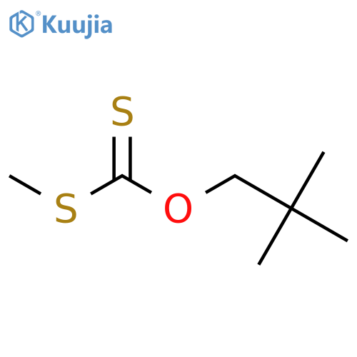 CARBONODITHIOIC ACID, O-(2,2-DIMETHYLPROPYL) S-METHYL ESTER structure