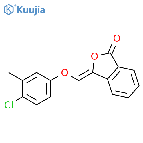 3-[(4-Chloro-3-methylphenoxy)methylidene]-2-benzofuran-1(3H)-one structure