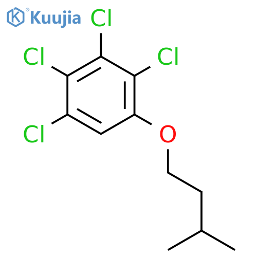 BENZENE, 1,2,3,4-TETRACHLORO-5-(3-METHYLBUTOXY)- structure