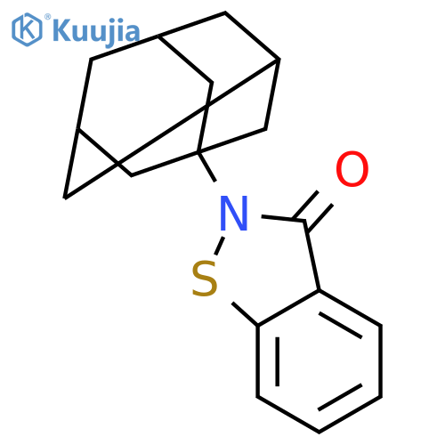 1,2-Benzisothiazol-3(2H)-one, 2-tricyclo[3.3.1.13,7]dec-1-yl- structure