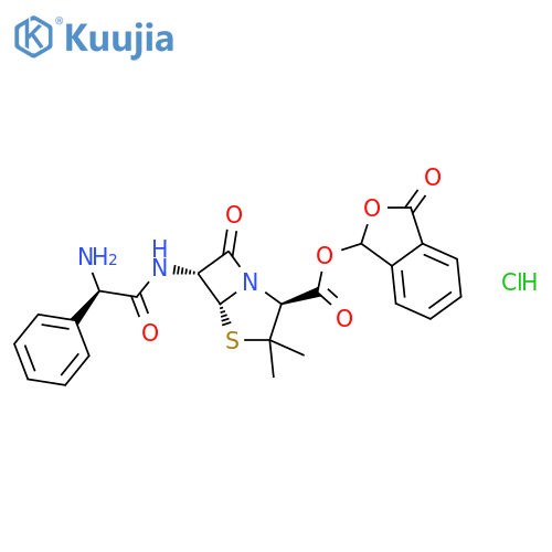 Talampicillin hydrochloride structure