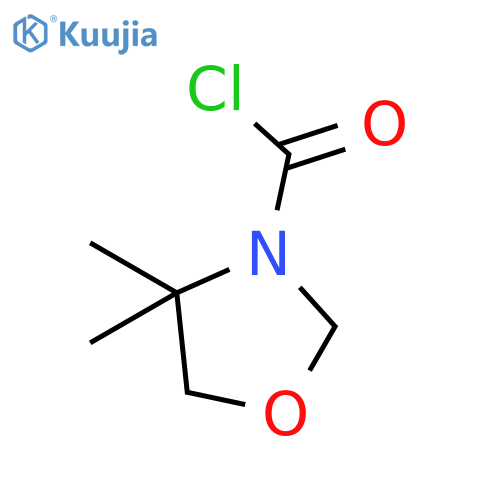3-Oxazolidinecarbonylchloride, 4,4-dimethyl- structure