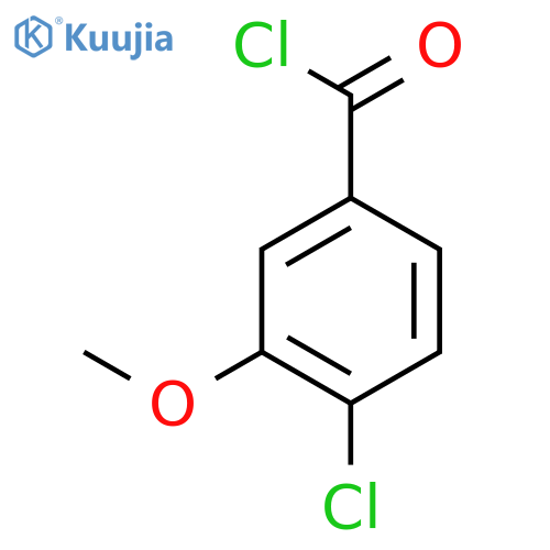 Benzoyl chloride, 4-chloro-3-methoxy- structure
