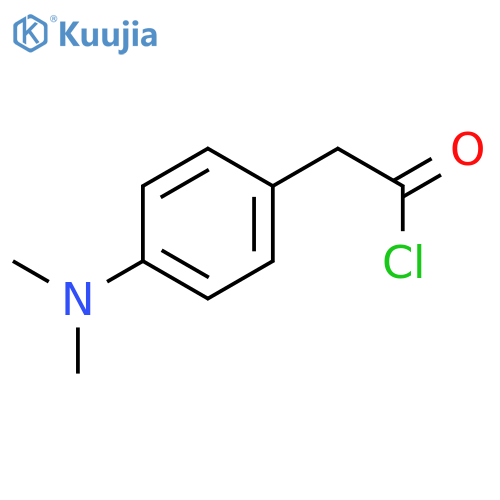 Benzeneacetyl chloride, 4-(dimethylamino)- structure