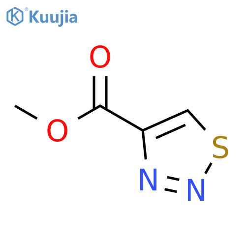 Methyl 1,2,3-thiadiazole-4-carboxylate structure
