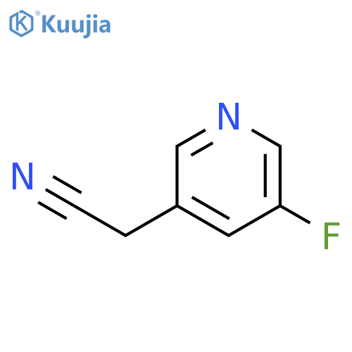 2-(5-fluoropyridin-3-yl)acetonitrile structure